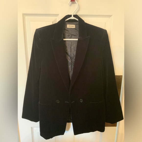 Zadig & Voltaire velvet blazer - 36 - Picture 2 of 5